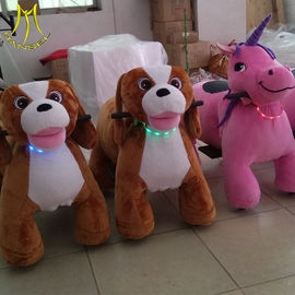 Hansel shopping mall kids token ride motorized unicorn ride unicorn scooters المزود