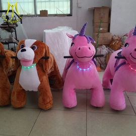 Hansel shopping mall kids token ride motorized unicorn ride unicorn scooters المزود