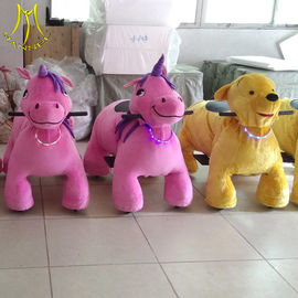 Hansel wholesale coin operated electronic kids ride on unicorn for sale المزود