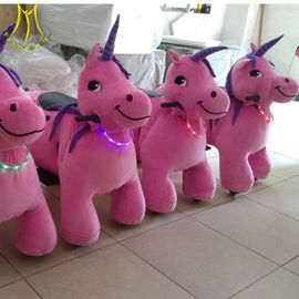 Hansel wholesale coin operated electronic kids ride on unicorn for sale المزود