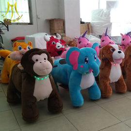Hansel amusement park animal pet game machine plush horse toy scooter for kids المزود