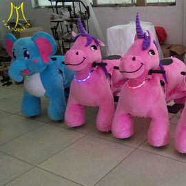 Hansel  hot-selling kids animal horse riding machine for sale plush unicorn large ride in mall المزود