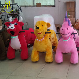 Hansel plush horse plush electrical animal toy car stuffed animals zoo riding for kids المزود