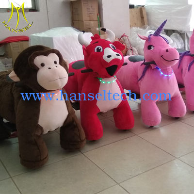 Hansel plush ride on animal bike for kids unicorn manufacturer المزود