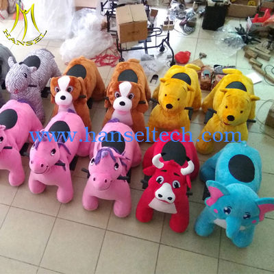 Hansel wholesale electric animal scooter panda coin operated battery scooter المزود