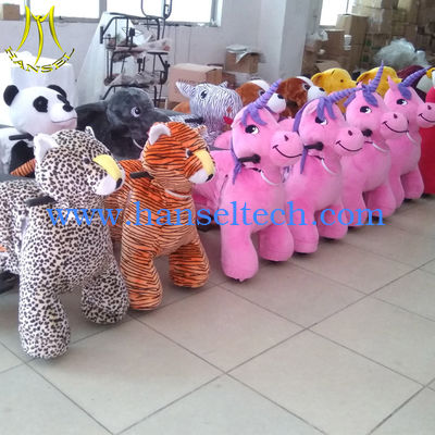 Hansel wholesale electric animal scooter panda coin operated battery scooter المزود