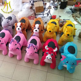 Hansel  kids ride on animals toy electric stuffed animals adults can ride for outdoor playground المزود