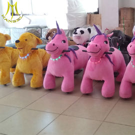 Hansel  wholesales kids walking animal ride motorized plush riding animals المزود
