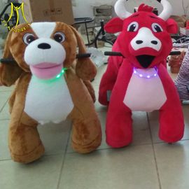 Hansel Family ride on toys battery powered plush animal electric scooter المزود