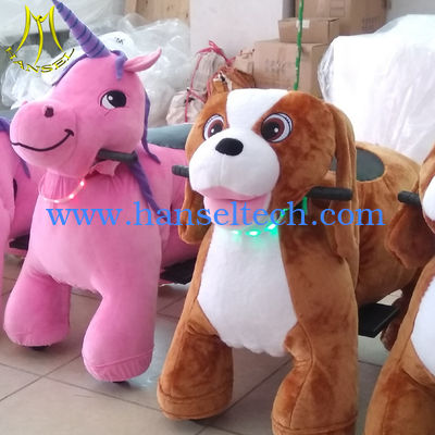 Hansel lower price China animal scooters for sale toys plush motorized animals المزود