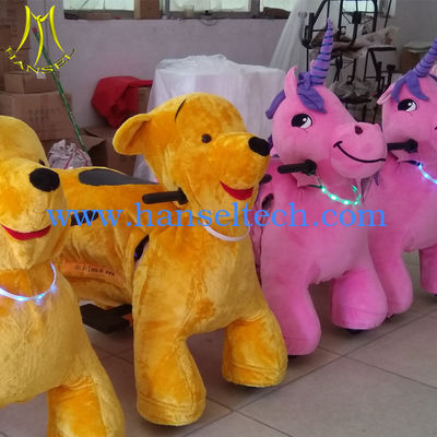 Hansel lower price China animal scooters for sale toys plush motorized animals المزود