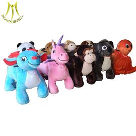 Hansel indoor and outdoor coin operated walking animal ride on animal monkey toy المزود