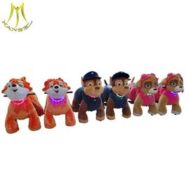 Hansel  battery plush ride on animal electric wheel unicorn riding animal for kids المزود