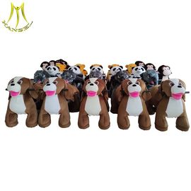 Hansel party happy panda rides coin operated animal ride electric for kids المزود