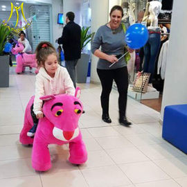 Hansel walking coin operated ride stuffed ride on furry animal المزود