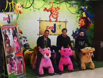 Hansel hot selling funfair battery operated ride on animals in shopping mall المزود