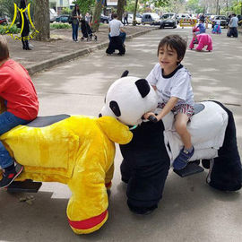Hansel Plush Animals Motorized Animal Rides For Mall Motorized Animals Plush For Car المزود