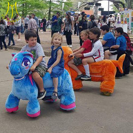 Hansel high populal coin operated game machine theme park equipment for sale ride on animal toy animal robot المزود